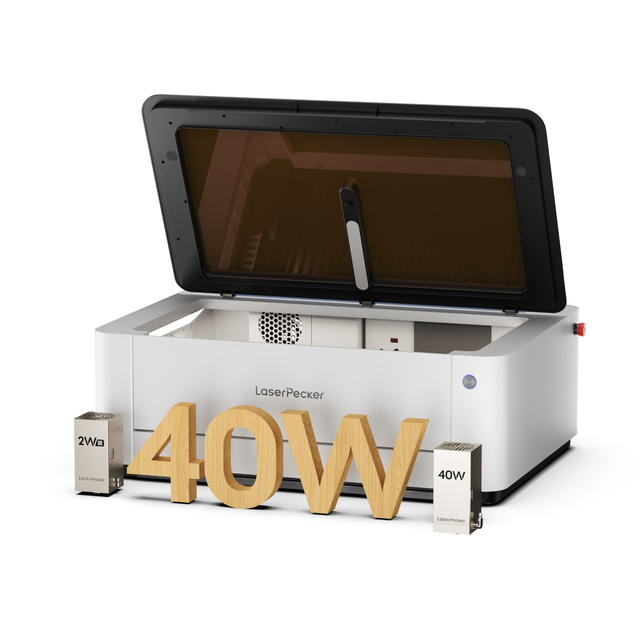 Portable Engraver for LX2 All-in-One Laser Cutter 40W Class-1 Safety Dual Precision Engraving Cutting DIY Wood Stone MDF