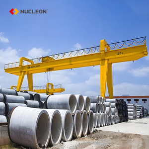 Chất lượng tốt tùy chỉnh mg Loại dầm đôi giàn cần cẩu 32 tấn 50 tấn 80 tấn 100 tấn với xe đẩy du lịch - Product Image 2