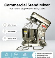 Mélangeur planétaire commercial YATAI 5L/7L/10L 500W/750W, batteur électrique sur socle pour œufs, farine, aliments, pétrin à pâte