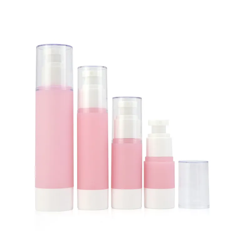Empty 15ml 30ml 50ml Cosmetic pet plastic airless bottle 30 ml 50 ml lotion pump spray cosmetic vacuum bottle