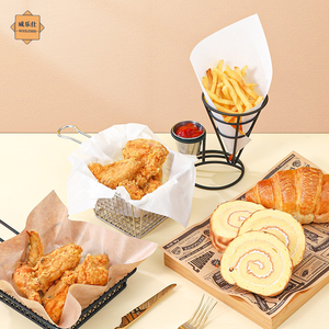 Papier sulfurisé kraft réutilisable, résistant à la graisse, avec revêtement PE alimentaire, pour emballage de sandwichs, burgers et beurre - Product Image 6