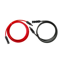 JZD 1000V 1500V 1m 2m 5m 8m 10m Solar-Verlängerungskabel-Set (4mm² 6mm² 12AWG) mit MC4 Solar-Buchsen- und Steckeranschlüssen