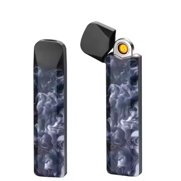 Puffe Puffe Factory Portable Windproof Plastic Cigarette Smoking Accessories Custom Logo USB Rechargeable Eco-Friendly Electric