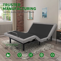 Lit intelligent à double moteur à levage automatique pour chambre à coucher, nouveau design, possibilité de régler le prix de gros du cadre de lit