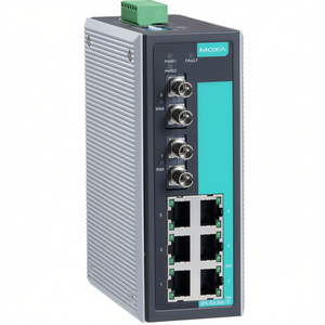 Moxa EDS-308-MM-ST Switch Industrial Sin Administración para Riel DIN, 8 Puertos Ethernet - Product Image 2
