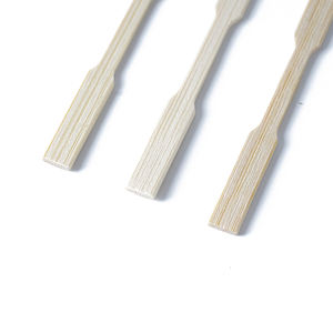 ชุดช้อนส้อมไม้ไผ่แบบใช้แล้วทิ้งส้อมส้อมผลไม้ช้อนเค้กไอศกรีมส้อม - Product Image 5