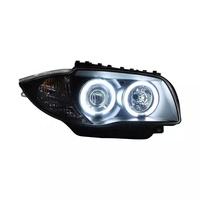Pour BMW Série 1 E87 2004-11 Phare à LED Complet avec Feux de Jour et Clignotants Angel Eye
