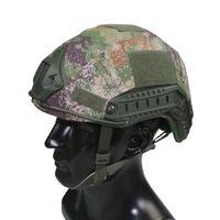 Série de casques tactiques dédiés avec casques de ski camouflage en maille