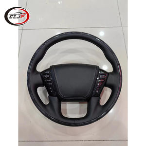 CZJF gruppo volante in pelle stile sportivo per Nissan Patrol Y62 <span class=keywords><strong>2020</strong></span> 2021 - Product Image 2