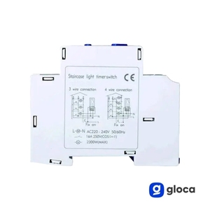 Minuteur mécanique Gloca 220-240V 50/60Hz 2300W max pour le contrôle de l'éclairage des couloirs et escaliers - Product Image 4