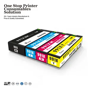 INK-POWER 991 991X Premium-kompatible Farbtintenstrahl-Tinten patrone für HP991 für HP Pagewide Pro Mfp 772dn-Drucker