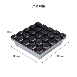 <span class=keywords><strong>Cendrier</strong></span> JF-2019N luxe JIFENG en fibre de carbone, 16 trous pour usage extérieur, coupe-vent, grande taille, carré, en métal, pour magasin de cigares - Product Image 3