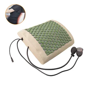 Infrared Mats Inflatable Lumbar Traction Acupressure Back Pain Relief Back Seat Cushion Far Infrared Jade Tourmaline Mat
