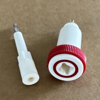 Connecteur de prise banane haute tension de type ovale croisé de 4 mm, 10 kV à 30 kV, connecteur de borne de test à montage sur panneau