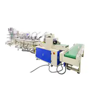 Automatic Wrapping Machine for Disposable Tableware Plastic or Wooden Fork Spoon Knife Chopstick Tissue