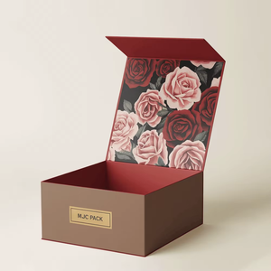 Custom Logo Luxury Clothing Rigid Cardboard Paper Magnetic Gift Box Recyclable Magnet <b>Packaging</b> Flip Lid Boxes - Product Image 1