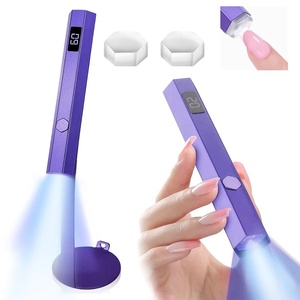 Mini lámpara Led UV de mano para uñas, secador de uñas recargable portátil para curar esmalte de Gel con pantalla - Product Image 2