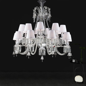 Lámpara Colgante LED de Cristal Moderna y Lujosa, Lámpara Decorativa de Interior para Hotel - Product Image 3