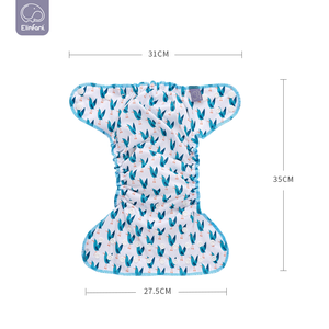 Pañal de <span class=keywords><strong>terciopelo</strong></span> para bebé de alta calidad Elinfant, cubierta de pañal de tela ajustada con logotipo personalizado, venta al por mayor, pañal de tela para bebé AI2 - Product Image 4