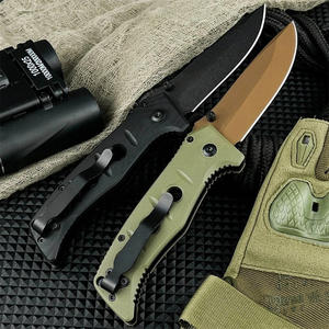 Cuchillo plegable de bolsillo BM 273 para pesca al aire libre, hoja de acero inoxidable D2, mango G10, cuchillos para senderismo, Camping, herramientas de supervivencia para caza - Product Image 5