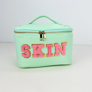 Hot Bán Nylon Không Thấm Nước Trang Điểm Trường Hợp Với Xử Lý Cá Nhân Thư Các Bản Vá Lỗi Cô Gái Vệ Sinh Cá Nhân Trang Điểm Kẹo Màu <span class=keywords><strong>Train</strong></span> Trường Hợp - Product Image 5