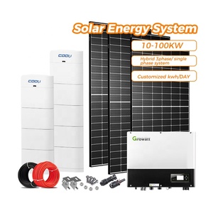 ระบบจัดเก็บพลังงานอุตสาหกรรมและพาณิชย์ Cooli 10kw-100kw ระบบพลังงานแสงอาทิตย์ 50 กิโลวัตต์ สำหรับบ้าน ระบบพลังงานแสงอาทิตย์ 30 กิโลวัตต์ พร้อมรายการราคา - Product Image 2