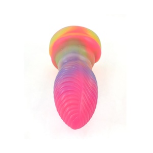 2022 YOCY Butt Plug XXL Anal Sex Toys Soft Penis With Suction Cup Strapon <b>Dildo</b> Liquid Luminous Silicone <b>Dildos</b> for Man Woman - Product Image 4
