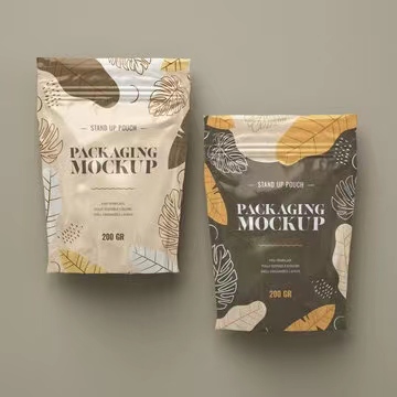 Factory Price Custom Aluminum Foil Mylar Plastic Packaging Bags Food Pouch Ziplock Packing Bags Kraft Paper Zipper Bags
