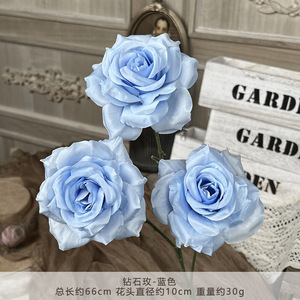 Rose <span class=keywords><strong>di</strong></span> Diamante, <span class=keywords><strong>Fiori</strong></span> Artificiali, Aiuole Floreali per Matrimoni, <span class=keywords><strong>Fiori</strong></span> Decorativi e Bouquet <span class=keywords><strong>di</strong></span> Alta Gamma per Soggiorno - Product Image 2