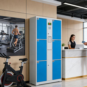 Casier intelligent en métal pour <span class=keywords><strong>colis</strong></span> <span class=keywords><strong>express</strong></span>, vestiaires de salle de sport, supermarchés et banques - Product Image 1