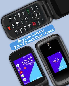 Teléfono con Funciones 4G Resistente, Batería de 2000 mAh, <span class=keywords><strong>KaiOS</strong></span>, WiFi y GPS |   Éxito de Ventas en Estados Unidos - Product Image 4