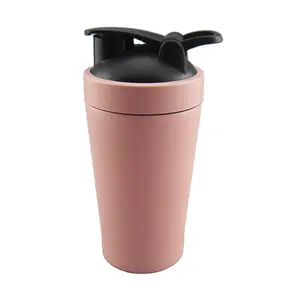 Custom Proteïne Shaker Fles Dubbele Wand Rvs Fitness Gym Shakers Flessen Cup Voor Proteïne Prework Shakes