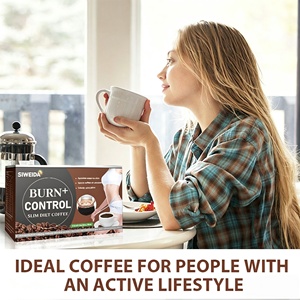 SIWEIDA Café Vert Minceur Régime Instantané Perte Poids Coupe-faim Brûle Graisse Naturel <span class=keywords><strong>Substitut</strong></span> <span class=keywords><strong>Repas</strong></span> Sachets Complément - Product Image 2