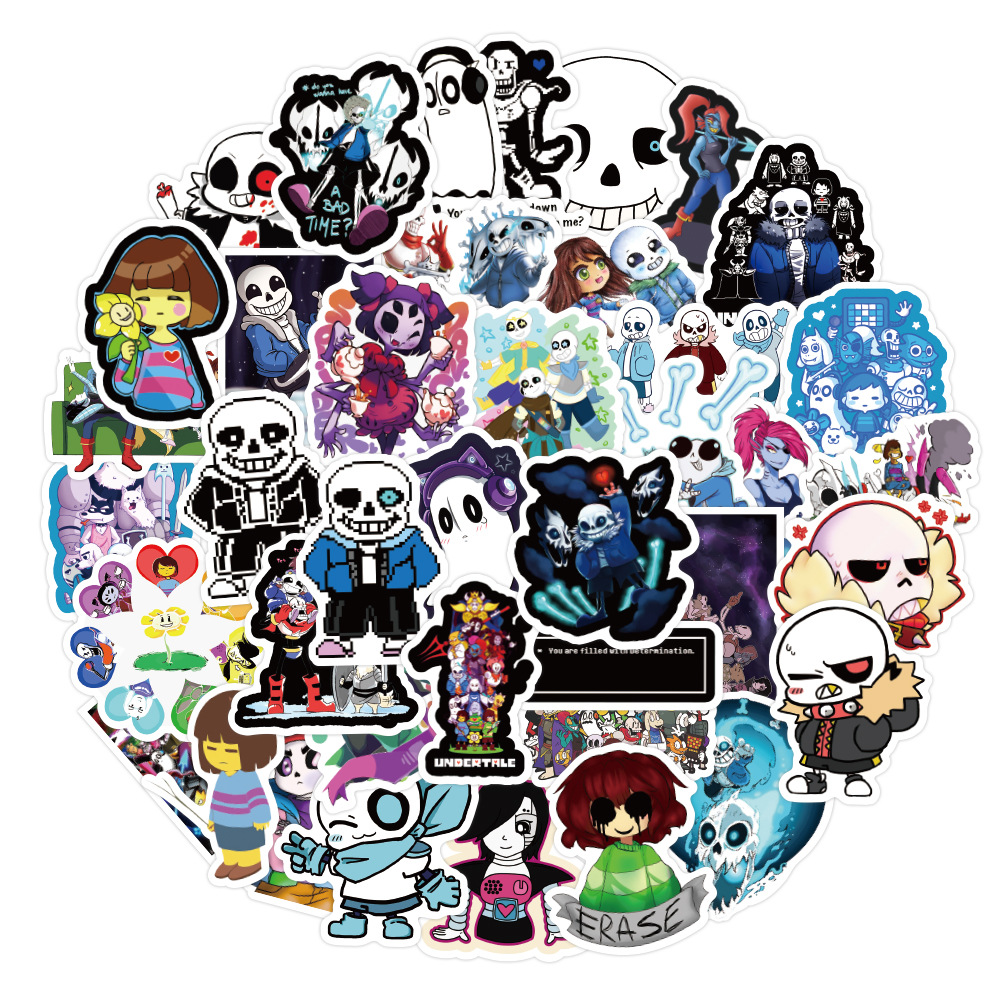 50Pcs Undertale Stickers