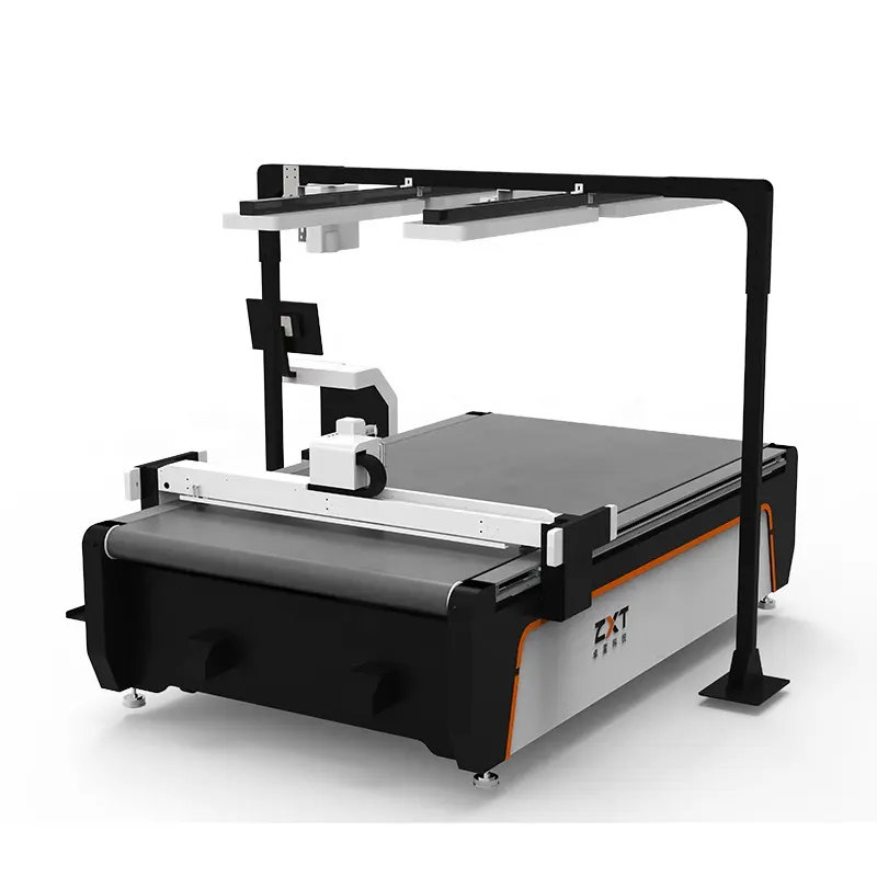 ZXT Flatbed Vibration Knife Digital CNC Home Furnishings Carpet Cutting Machine For Cutting Sofa Cloth/Tablecloth/Curtain