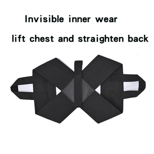 En stock avec correction de posture, sangle d'épaule ouverte, <span class=keywords><strong>ceinture</strong></span> de soutien <span class=keywords><strong>dorsal</strong></span> réglable et portable pour hommes et femmes - Product Image 1