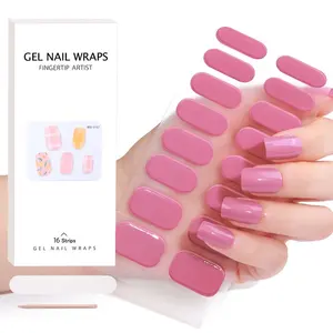 Nhà Máy Giá Nail Art Stickers cung cấp lâu dài bán chữa khỏi Gel Nail sticker với UV LED Đèn Gel Nail kết thúc tốt đẹp với gói