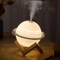 330ml USB Rechargeable Jupiter Lampe Humidificateur 200ml USB 3D LED Lumières Smart Parfum Distributeur De Luxe Maison Parfums Air Refroidissement