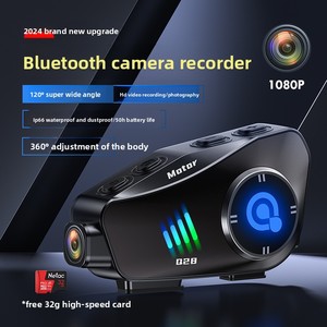 Nuevo Casco de Motocicleta Q28 para Auriculares 5.3, Cámara HD 1080P, 55 Horas de Duración de Batería, Impermeable, <span class=keywords><strong>Intercomunicador</strong></span> NFC, Grabador de Video - Product Image 4