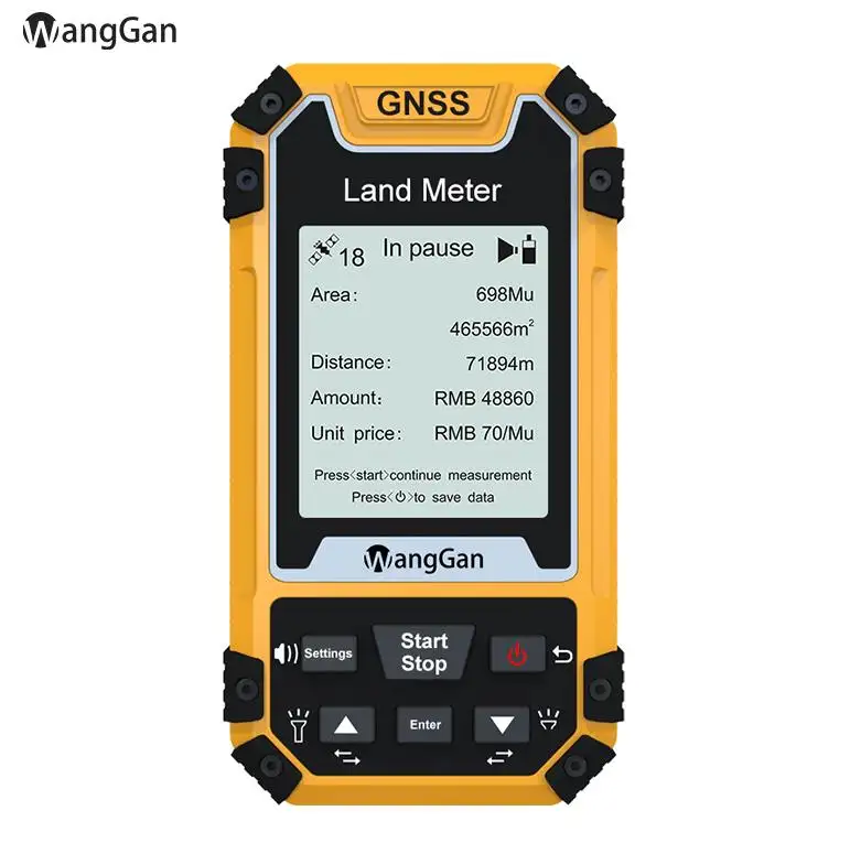 WangGanS1ハンドヘルドGPSGNSSGPSランドメーターエリアメーター土地測量測定ツール