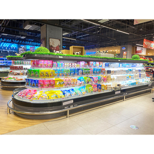 Giá Trưng Bày Tủ Lạnh Kết Hợp Rau Củ Quả Trong Tủ Lạnh Siêu Thị - Product Image 1