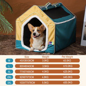 Meilleur Prix Hoopet Portable Stabilité Chien Chat Lit de Transport À L'extérieur Maison Tipi - Product Image 2