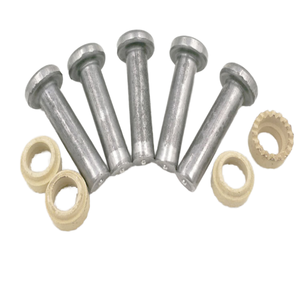 Bullone in Acciaio DIN 603 ISO 8678 a Testa Tonda e Collo Quadrato, Perno di Taglio GB, Perno Nelson M19x120mm M12x15 - Product Image 1