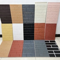 Revêtement mural extérieur de villa en acier galvanisé, imperméable, à faible conductivité thermique, en briques 3D en relief, en PU sculpté sur métal