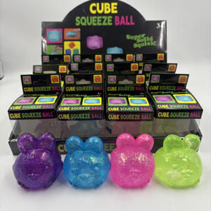 Jouet sensoriel anti-stress en EVA souple à montée lente, motif lapin scintillant, pour adultes et enfants - Product Image 1