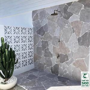 Садовая Напольная керамическая плитка для тротуарной плитки, Бесплатная комбинированная каменная плитка, Нестандартная плитка для брусчатки, Водоструйная - Product Image 4