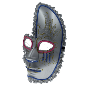 Rave Effrayant Demi Visage EL Fil Masques Pour <span class=keywords><strong>Les</strong></span> Gars - Product Image 1