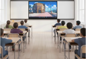 Téléviseur intelligent à écran tactile USB 4K UHD de 55, 65, <span class=keywords><strong>75</strong></span>, 86, 98 pouces, nouvelle sortie, moniteur à écran plat pour l'éducation - Product Image 4