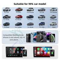 2025 vente chaude en gros bonne qualité adaptateur Carplay de voiture sans fil Android Auto AI Box avec WIFI pour l'électronique du véhicule