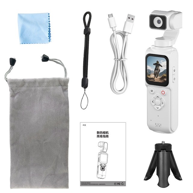 Portable 4K Vlogging Camera 1.72 Inch Pocket Camera Handheld Action Camera Camcorder Rotate Wifi Transmission Video Cameras
